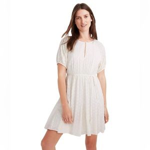 Madewell NWT Eyelet Tassel-Tie Mini Dress, Size 8